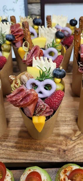 Cocktail hour charcuterie cups