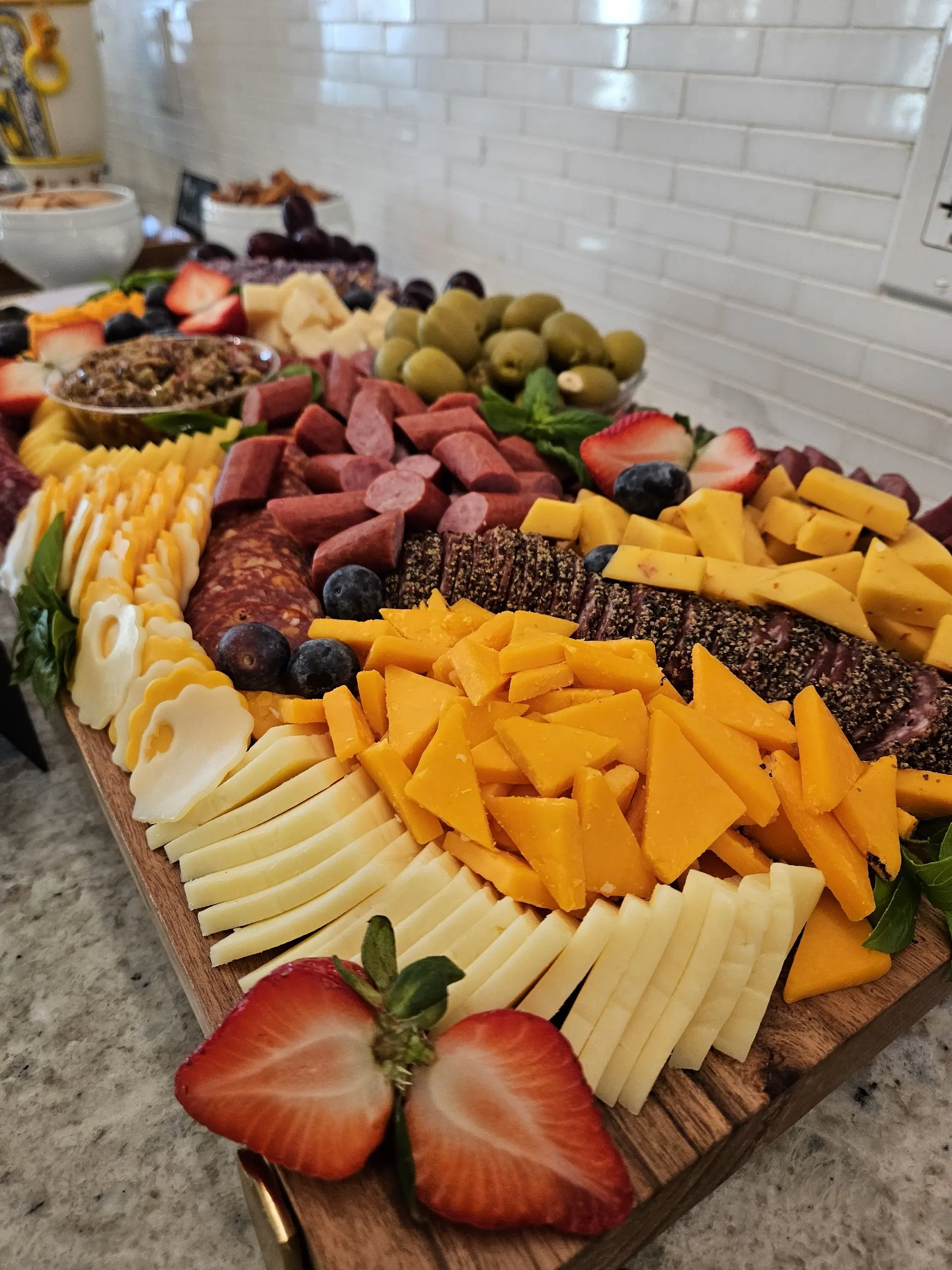 Wedding charcuterie spread