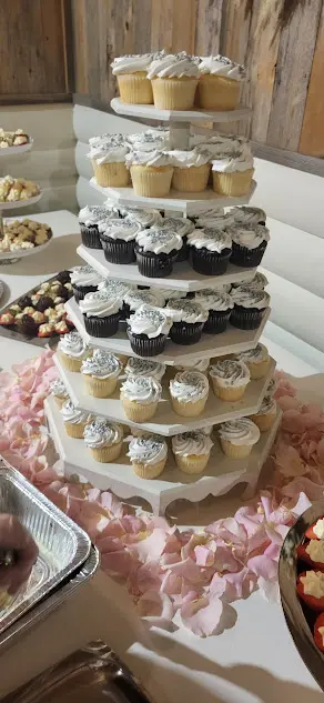 Wedding dessert display
